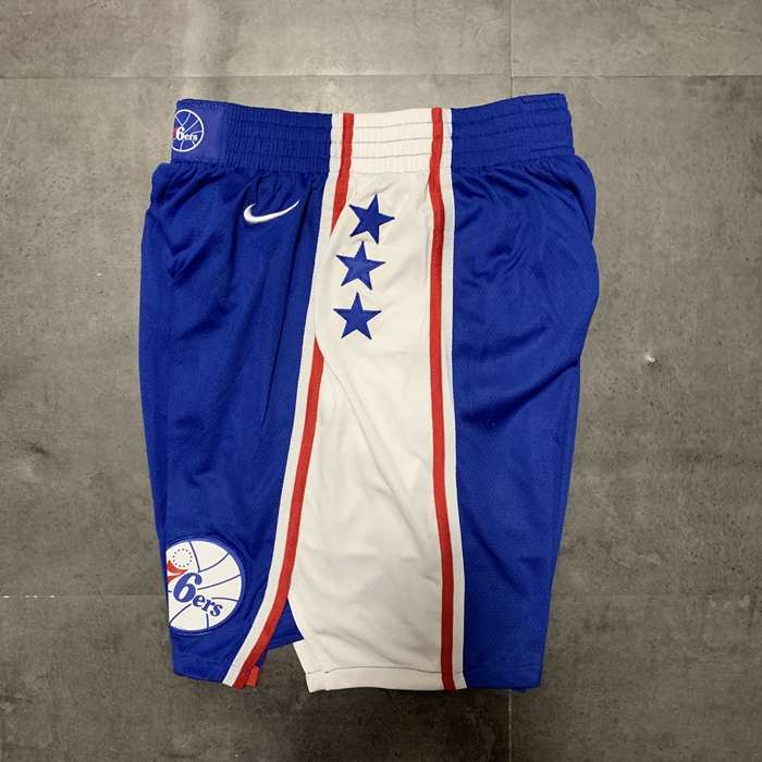 Philadelphia 76ers Blue NBA Shorts