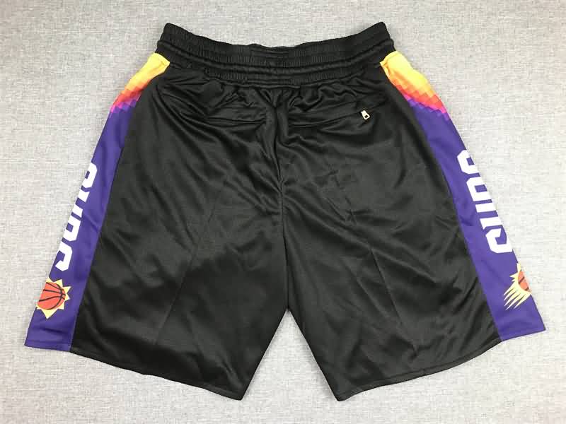 Phoenix Suns Just Don Black Basketball Shorts 02