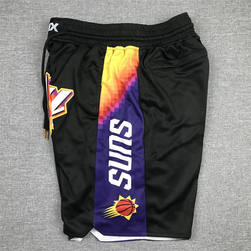 Phoenix Suns Just Don Black Basketball Shorts 02