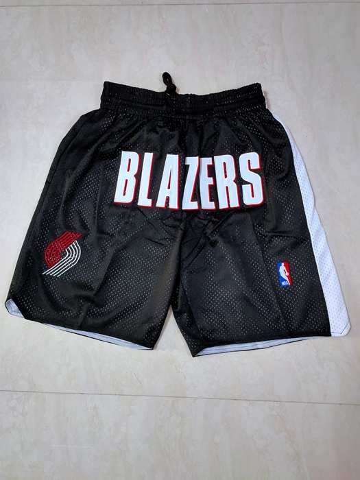 Portland Trail Blazers Just Don Black NBA Shorts
