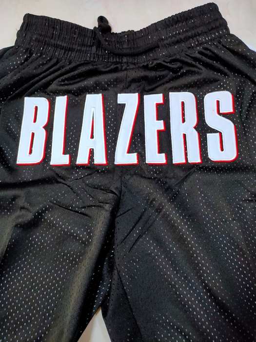 Portland Trail Blazers Just Don Black NBA Shorts