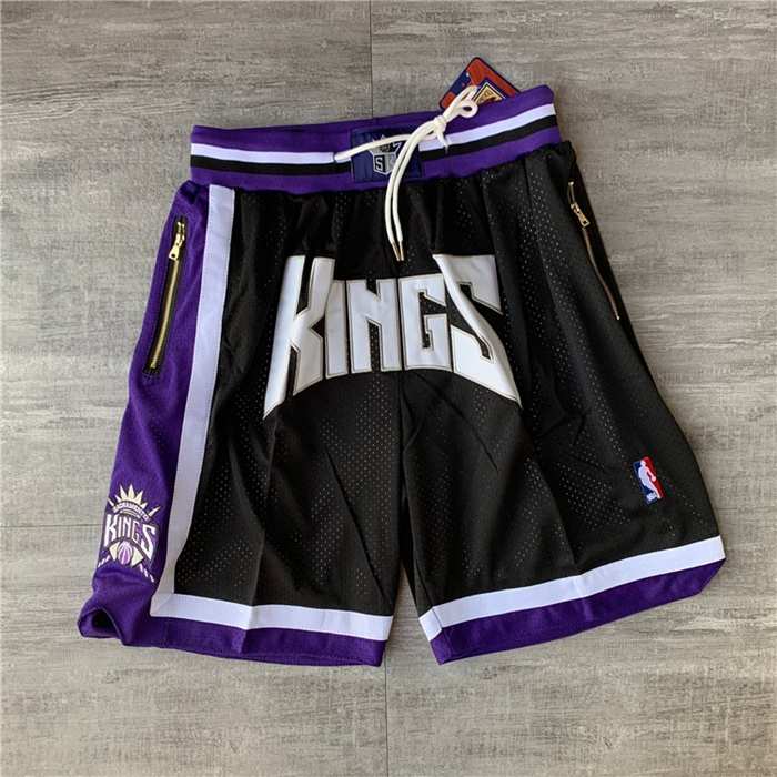 Sacramento Kings Just Don Black NBA Shorts