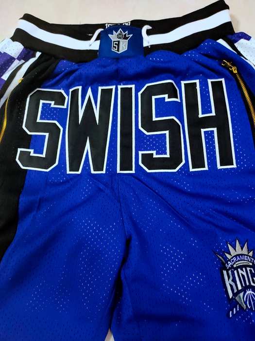 Sacramento Kings Just Don Purple NBA Shorts