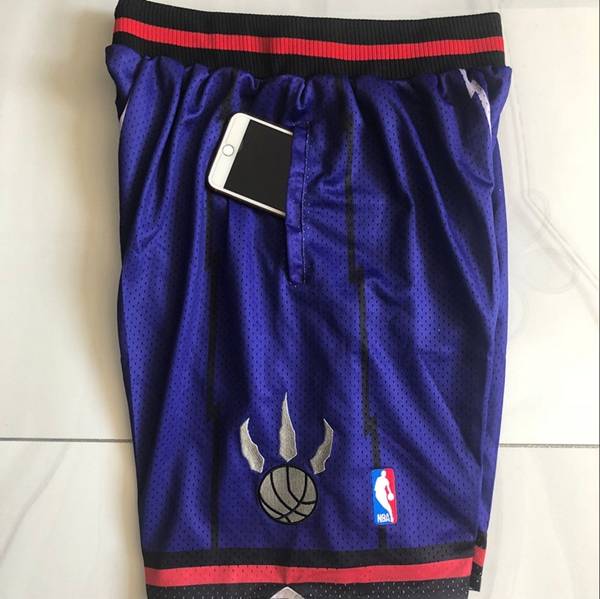 Toronto Raptors Mitchell&Ness Purple NBA Shorts 02