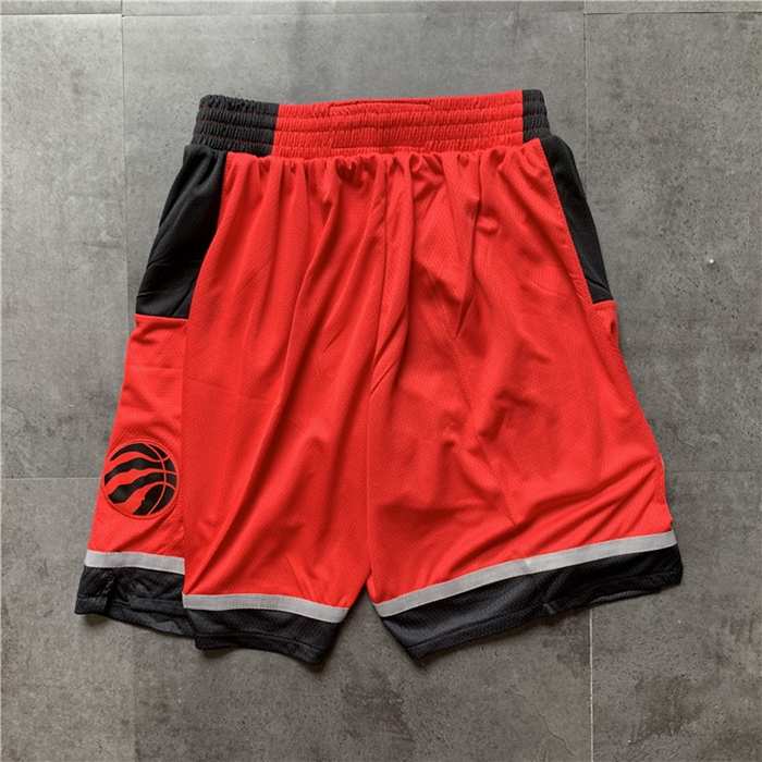 Toronto Raptors Red NBA Shorts 02