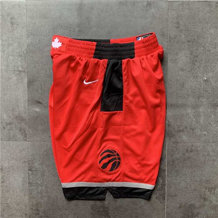 Toronto Raptors Red NBA Shorts 02