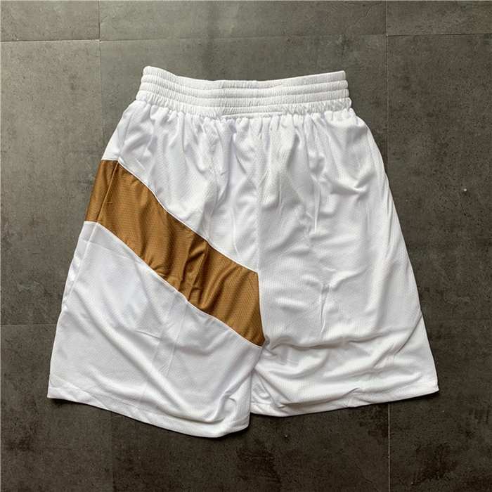 Toronto Raptors White NBA Shorts