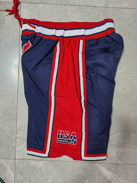 USA Just Don Dark Blue Basketball Shorts