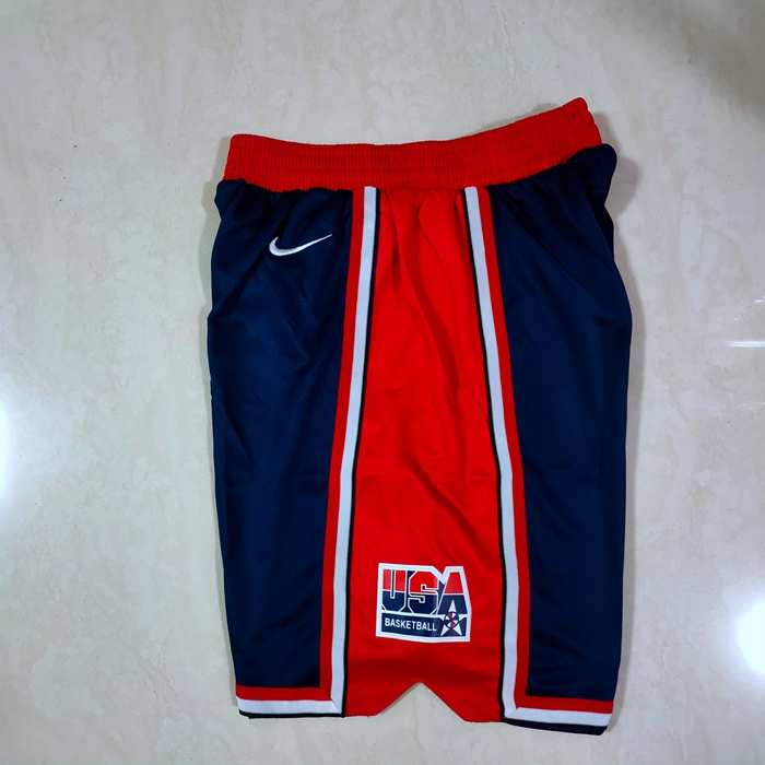 USA Dark Blue NBA Shorts 02