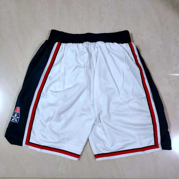 USA White NBA Shorts 02