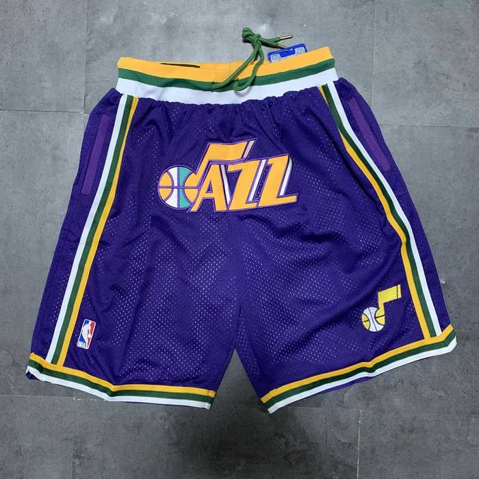 Utah Jazz Just Don Purple NBA Shorts