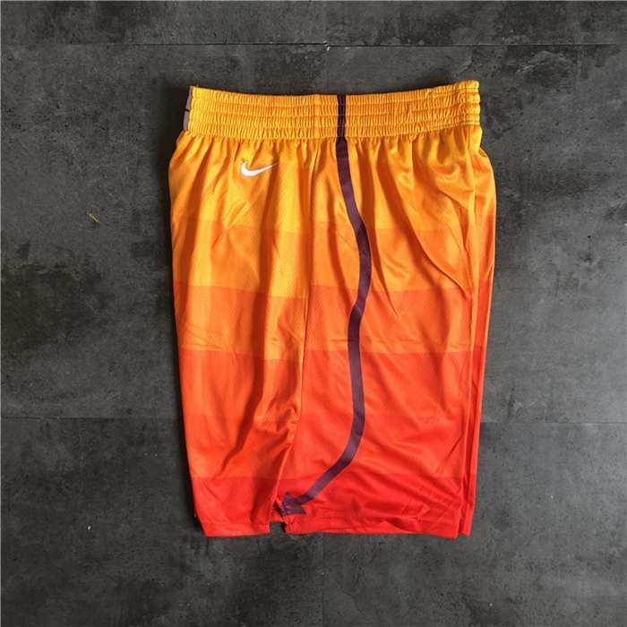 Utah Jazz Orange City NBA Shorts