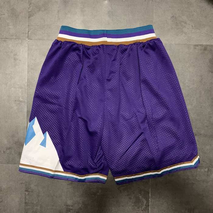 Utah Jazz Purple Classics NBA Shorts