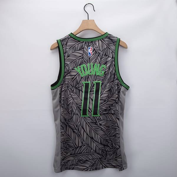 Atlanta Hawks 20/21 Grey #11 YOUNG AJ Basketball Jersey (Stitched)