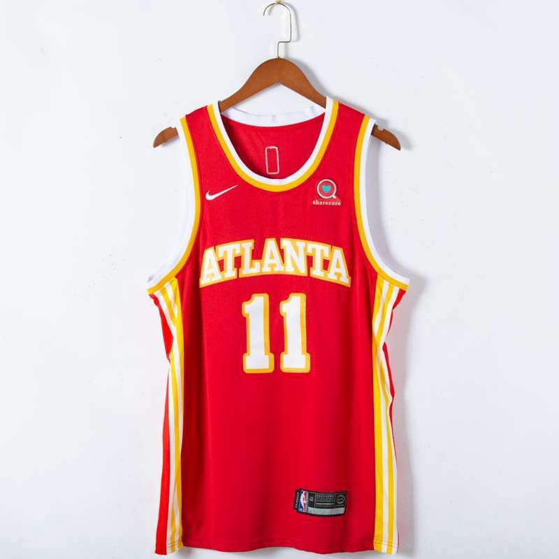 Atlanta Hawks 20/21 Red #11 YOUNG Basketball Jersey (Stitched)