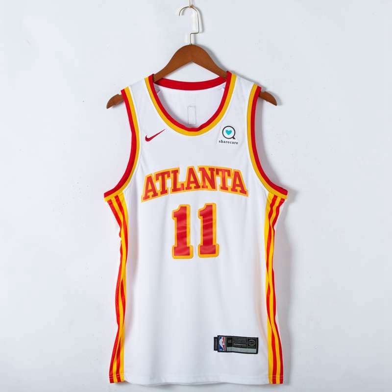Atlanta Hawks 20/21 White #11 YOUNG Basketball Jersey (Stitched)