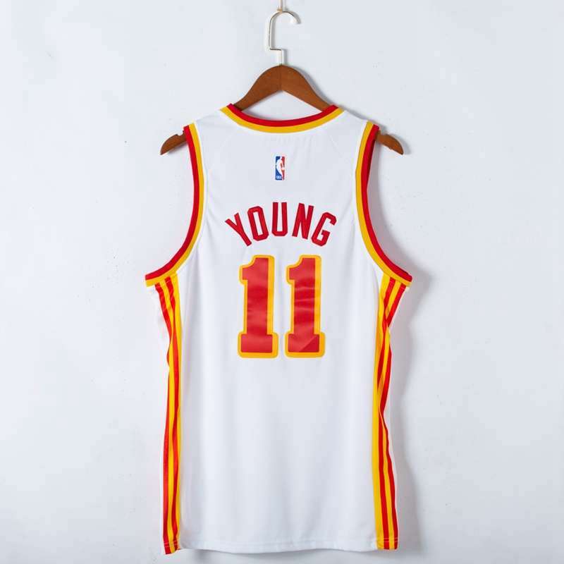 Atlanta Hawks 20/21 White #11 YOUNG Basketball Jersey (Stitched)