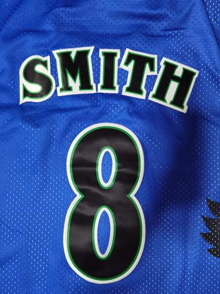 Atlanta Hawks 1986/87 Blue #8 SMITH Classics Basketball Jersey (Stitched)