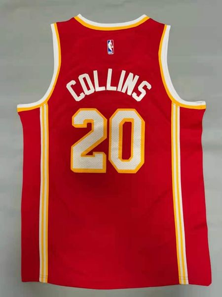 20/21 Atlanta Hawks Red #20 COLLINS Basketball Jersey (Stitched)