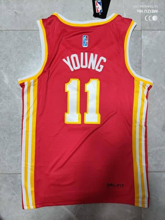 Atlanta Hawks 21/22 Red #11 YOUNG Basketball Jersey (Stitched)
