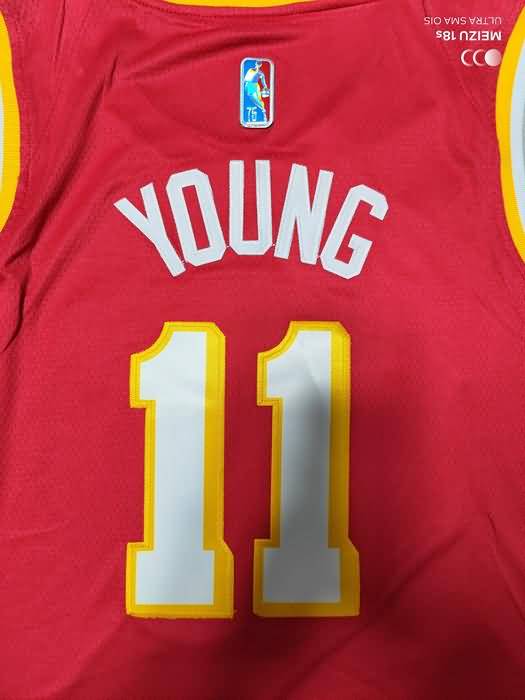 Atlanta Hawks 21/22 Red #11 YOUNG Basketball Jersey (Stitched)