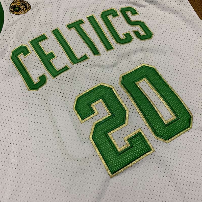 Boston Celtics 2007/08 White #20 ALLEN Champion Classics Basketball Jersey (Closely Stitched)
