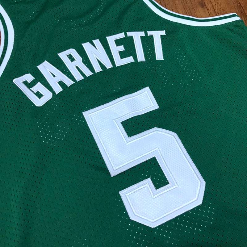 Boston Celtics 2007/08 Green #5 GARNETT Classics Basketball Jersey (Closely Stitched)