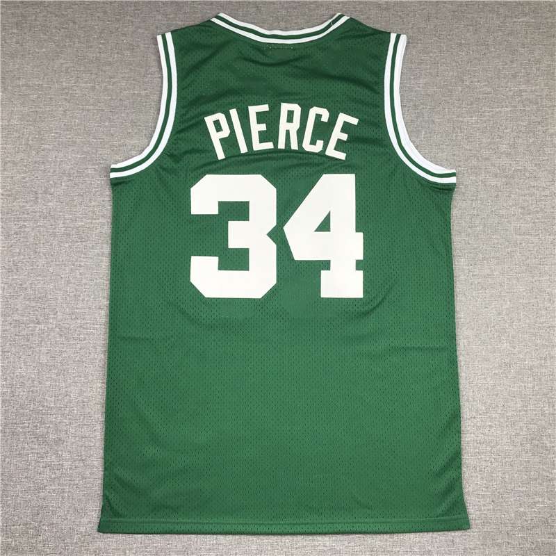 Boston Celtics 2007/08 Green #34 PIERCE Classics Basketball Jersey (Stitched)