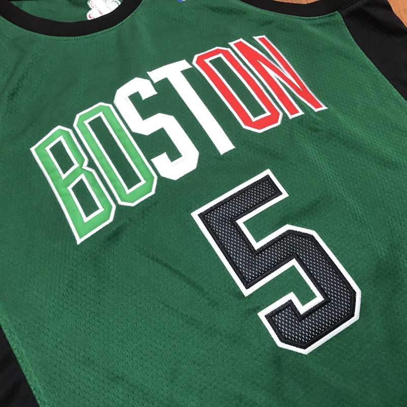 Boston Celtics 2007 Green #5 GARNETT Classics Basketball Jersey (Closely Stitched)