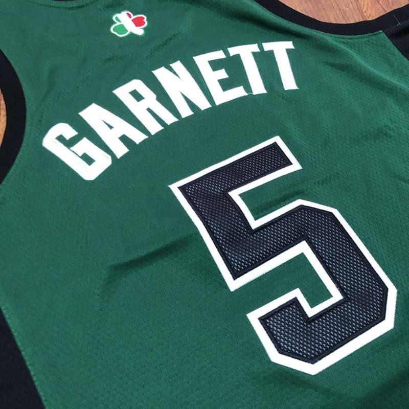 Boston Celtics 2007 Green #5 GARNETT Classics Basketball Jersey (Closely Stitched)