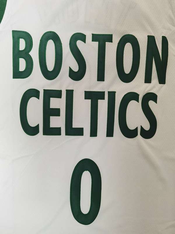 Boston Celtics 20/21 White #0 TATUM City Basketball Jersey (Stitched)