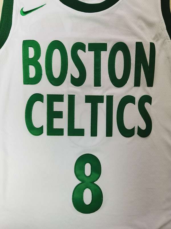 Boston Celtics 20/21 White #8 WALKER City Basketball Jersey (Stitched)