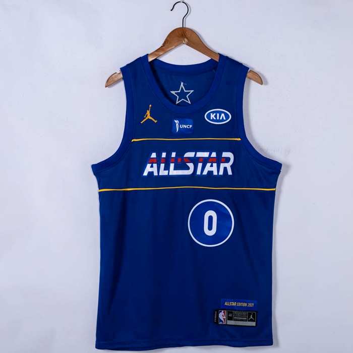 Boston Celtics 2021 Blue #0 TATUM ALL-STAR Basketball Jersey (Stitched)