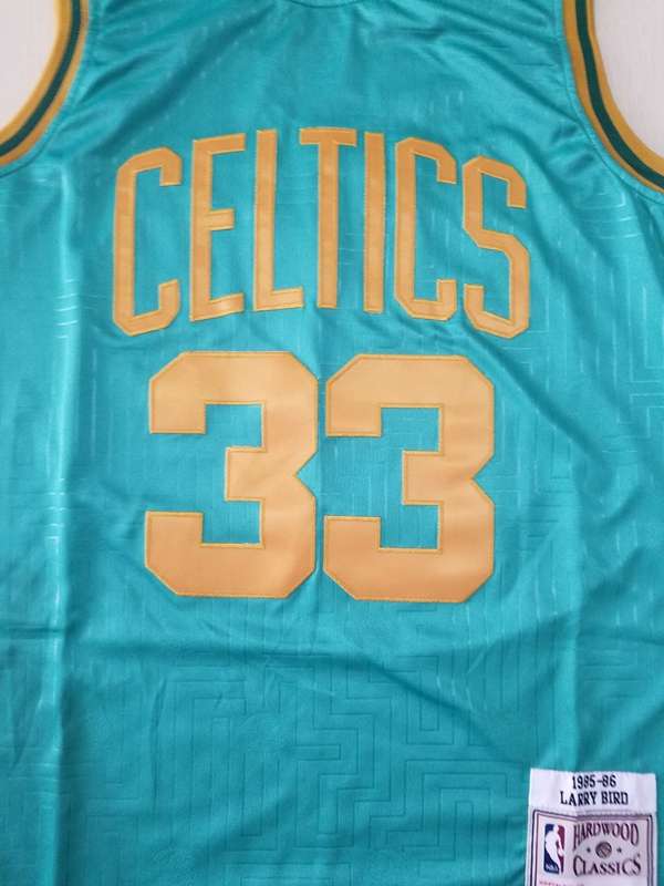 Boston Celtics 1995/96 Green #33 BIRD Classics Basketball Jersey (Stitched)