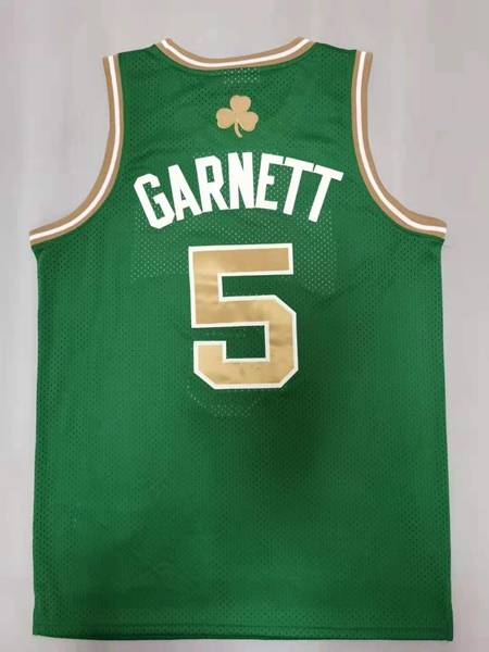 Boston Celtics 2007/08 Green #5 GARNETT Classics Basketball Jersey 02 (Stitched)