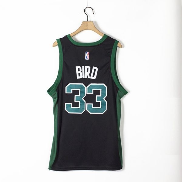 20/21 Boston Celtics Black #33 BIRD AJ Basketball Jersey (Stitched)