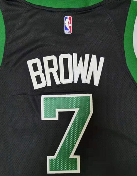 20/21 Boston Celtics Black #7 CROWN AJ Basketball Jersey (Stitched)