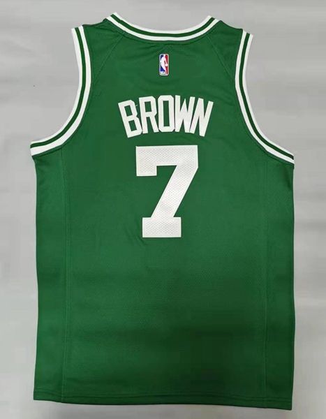 20/21 Boston Celtics Green #7 BROWN Basketball Jersey (Stitched)