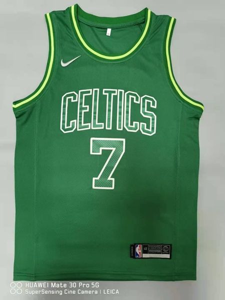 20/21 Boston Celtics Green #7 BROWN Basketball Jersey (Stitched) 02