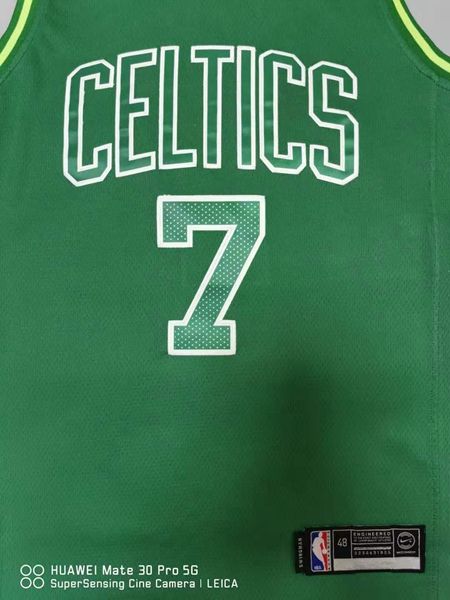 20/21 Boston Celtics Green #7 BROWN Basketball Jersey (Stitched) 02