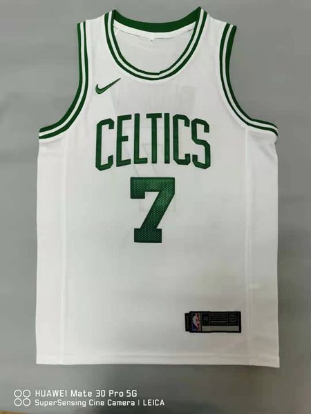 20/21 Boston Celtics White #7 BROWN Basketball Jersey (Stitched)