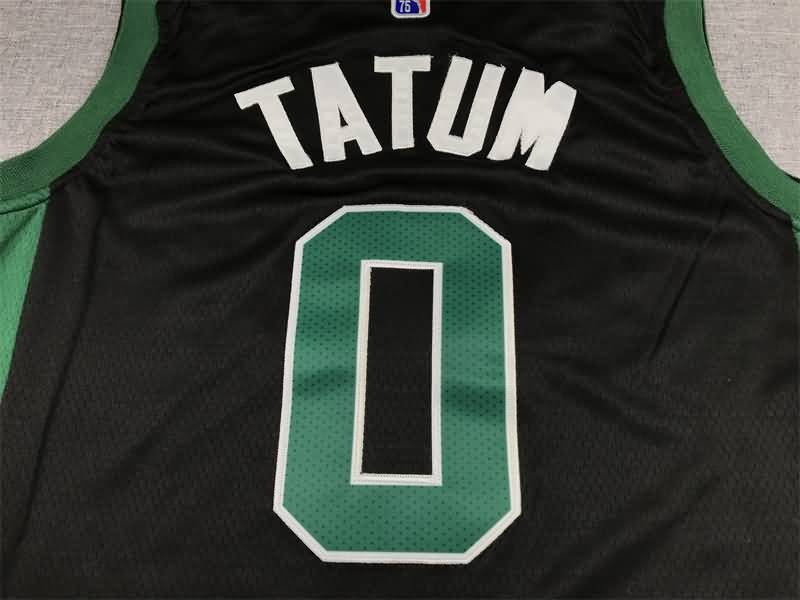 Boston Celtics 21/22 Black #0 TATUM AJ Basketball Jersey (Stitched)