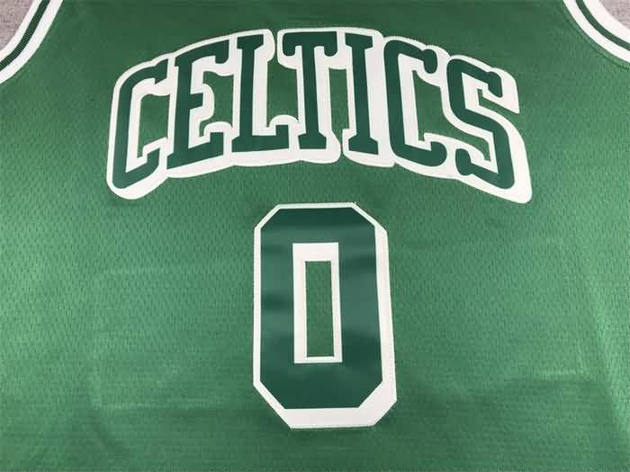 Boston Celtics 21/22 Green #0 TATUM City Basketball Jersey (Stitched)