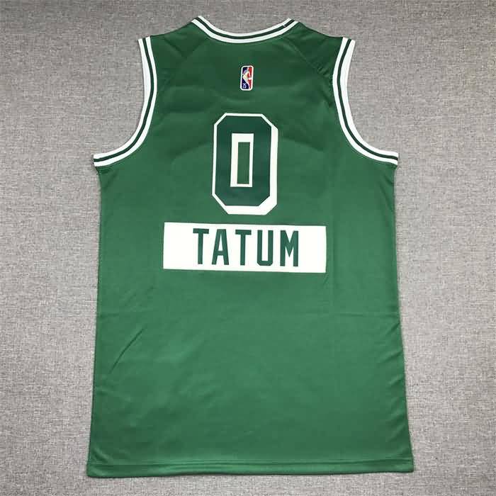 Boston Celtics 21/22 Green #0 TATUM City Basketball Jersey (Stitched)