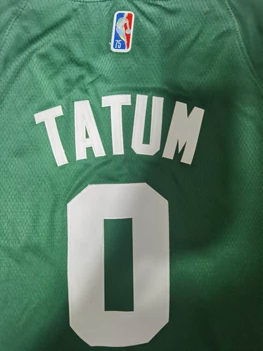 Boston Celtics 21/22 Green #0 TATUM Basketball Jersey (Stitched)
