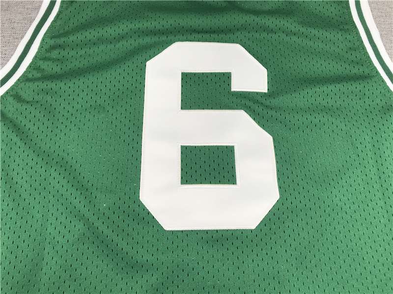 Boston Celtics 1962/63 Green #6 Classics Basketball Jersey (Stitched)