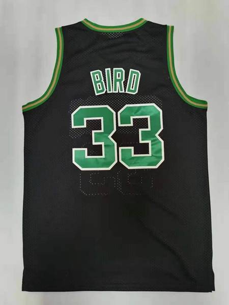 Boston Celtics 1985/86 Black #33 BIRD Classics Basketball Jersey (Stitched)