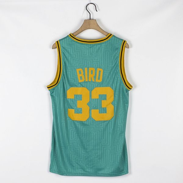 1985/86 Boston Celtics Green #33 BIRD Classics Basketball Jersey (Stitched) 02