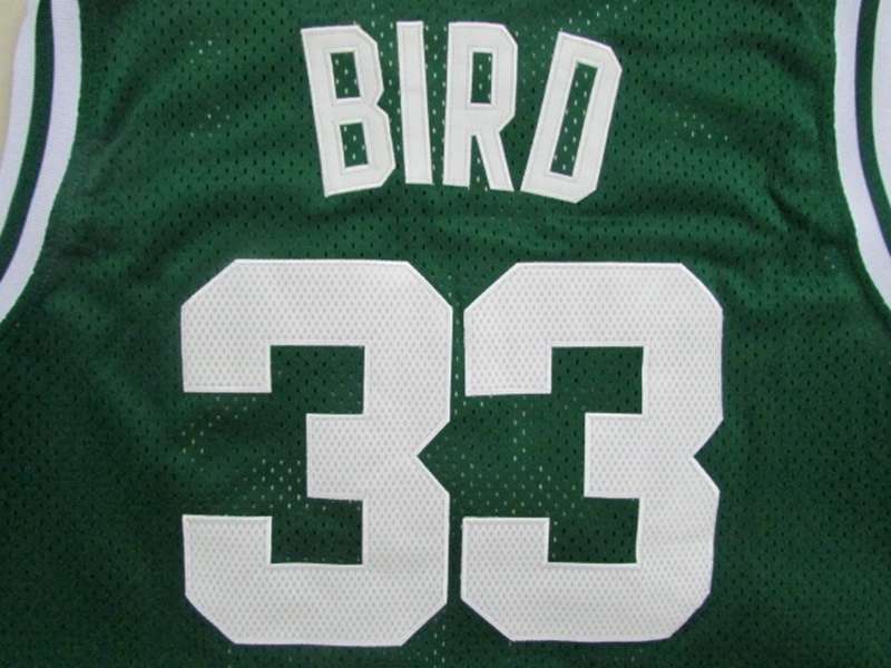 Boston Celtics Green #33 BIRD Classics Basketball Jersey 02 (Stitched)