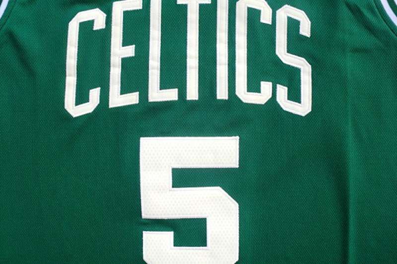 Boston Celtics Green #5 GARNETT Classics Basketball Jersey (Stitched)